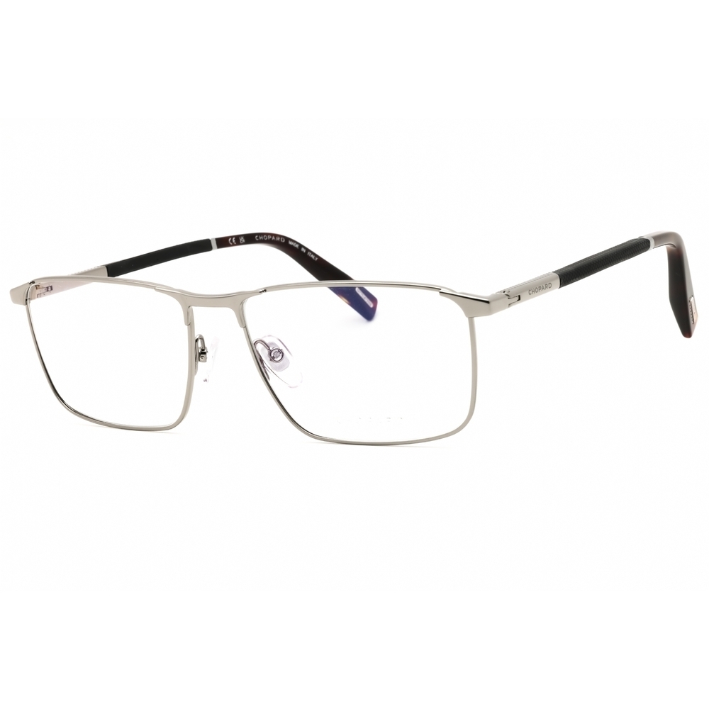 NWT Chopard VCHL76 Gunmetal Rectangle 58mm Eyeglasses